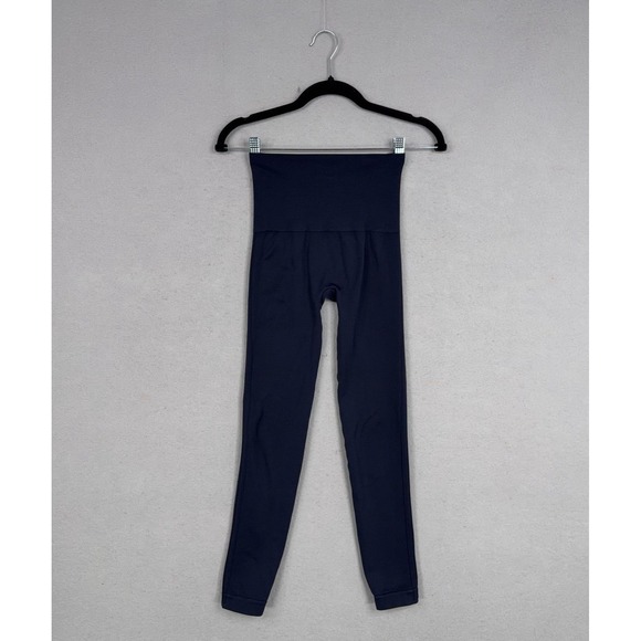 SPANX Pants - Spanx Leggings Pants Womens Small Navy High Waist Shaping Tummy Control